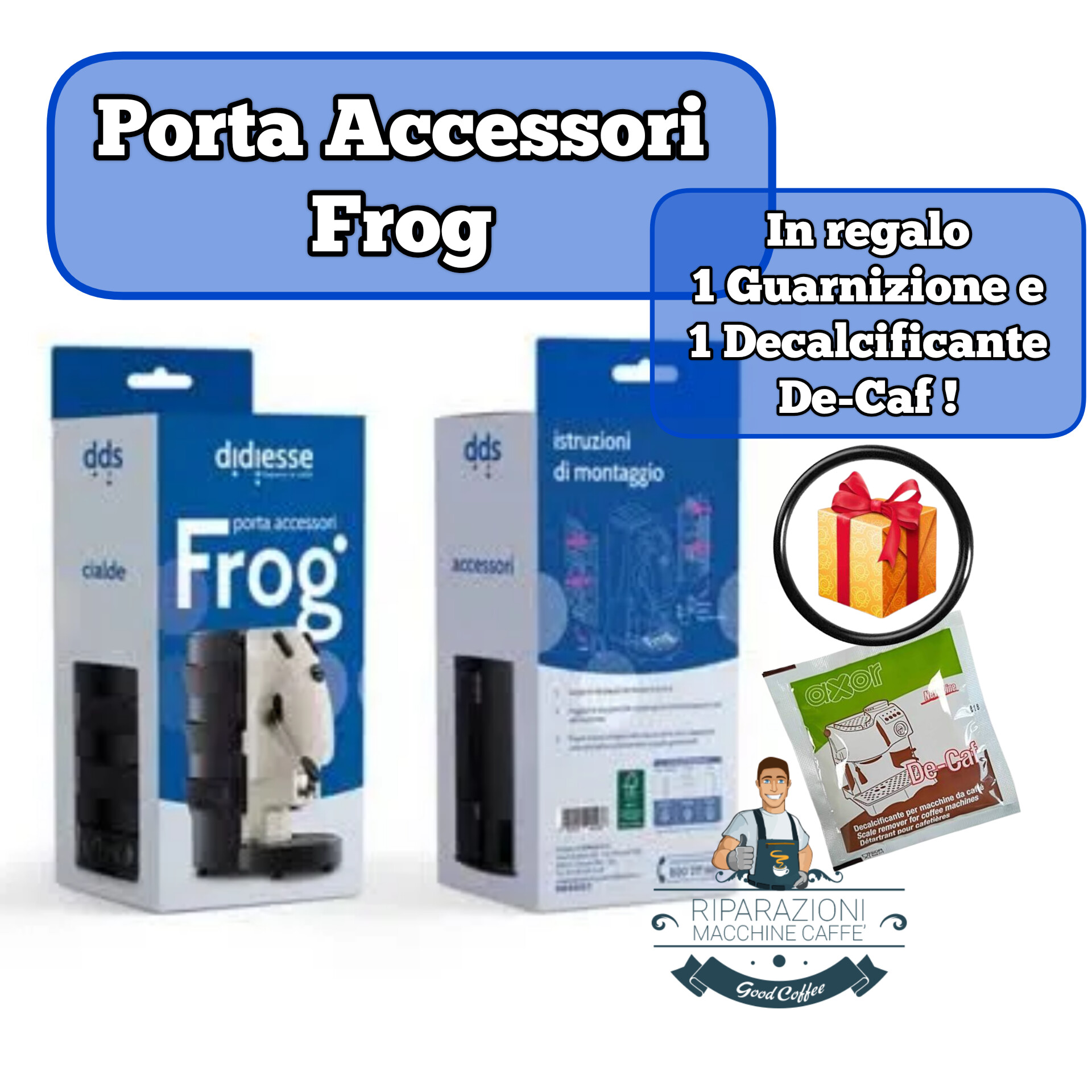 Porta accessori Frog- Prodotti- Assistenza GoodCoffee