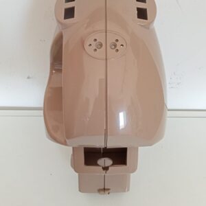 COPPIA SCOCCHE/ SCOCCHA/COVER/PLASTICHE COMPATIBILI DIDIESSE FROG  COLORE NOCCIOLA + TARGHETTA OMAGGIO